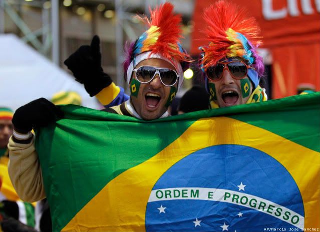 brazil football fans